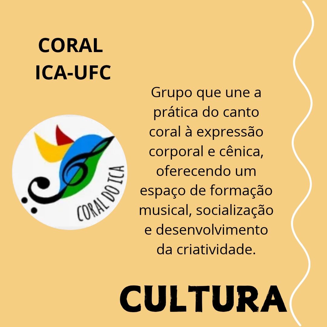  O projeto “O Coral do ICA-UFC busca unir a prática do canto coral à expressão corporal e cênica